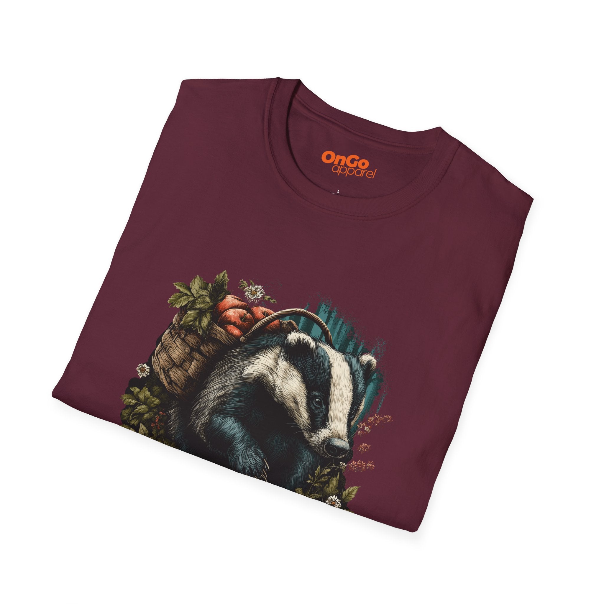 Badger and Basket Graphic T-Shirt