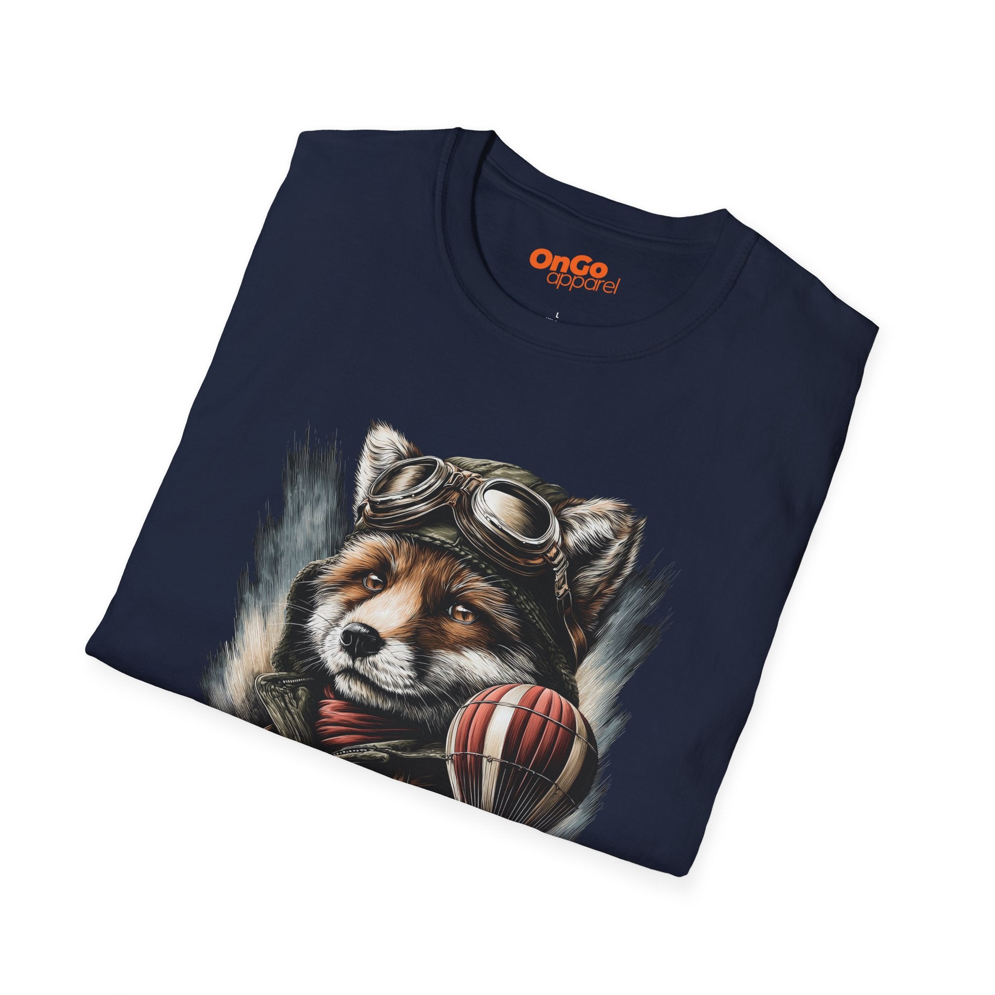 Fox Aviator with Balloon T-Shirt