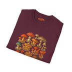 Mushroom Circle Unisex T-Shirt with Nature Design