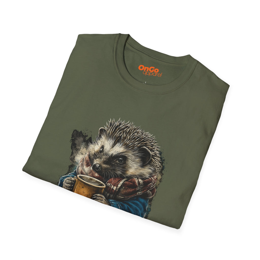 Hedgehog Scarf and Coffee T-Shirt