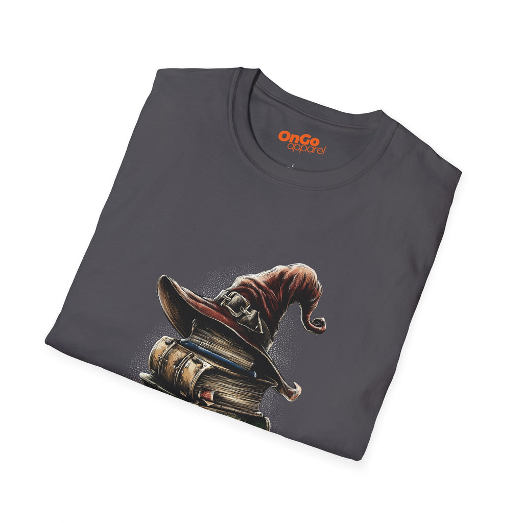 Mystical Wizard Hat and Books T-Shirt