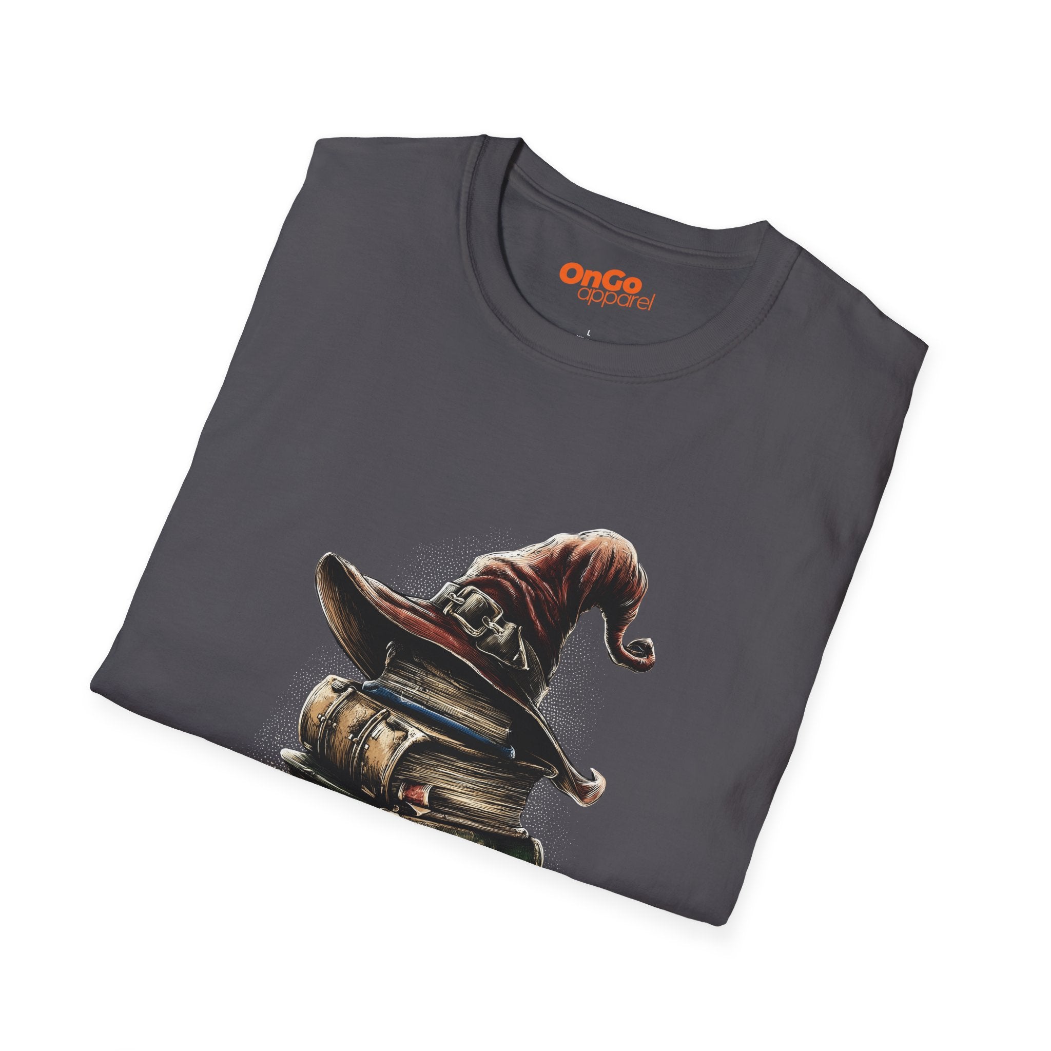 Mystical Wizard Hat and Books T-Shirt