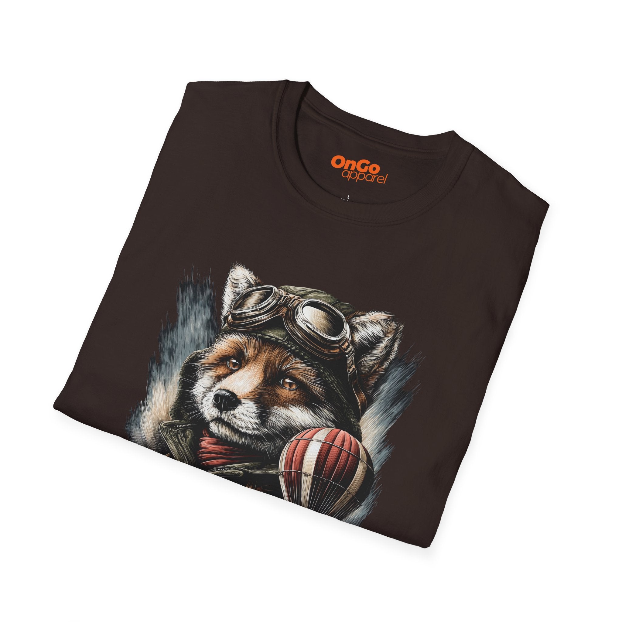 Fox Aviator with Balloon T-Shirt