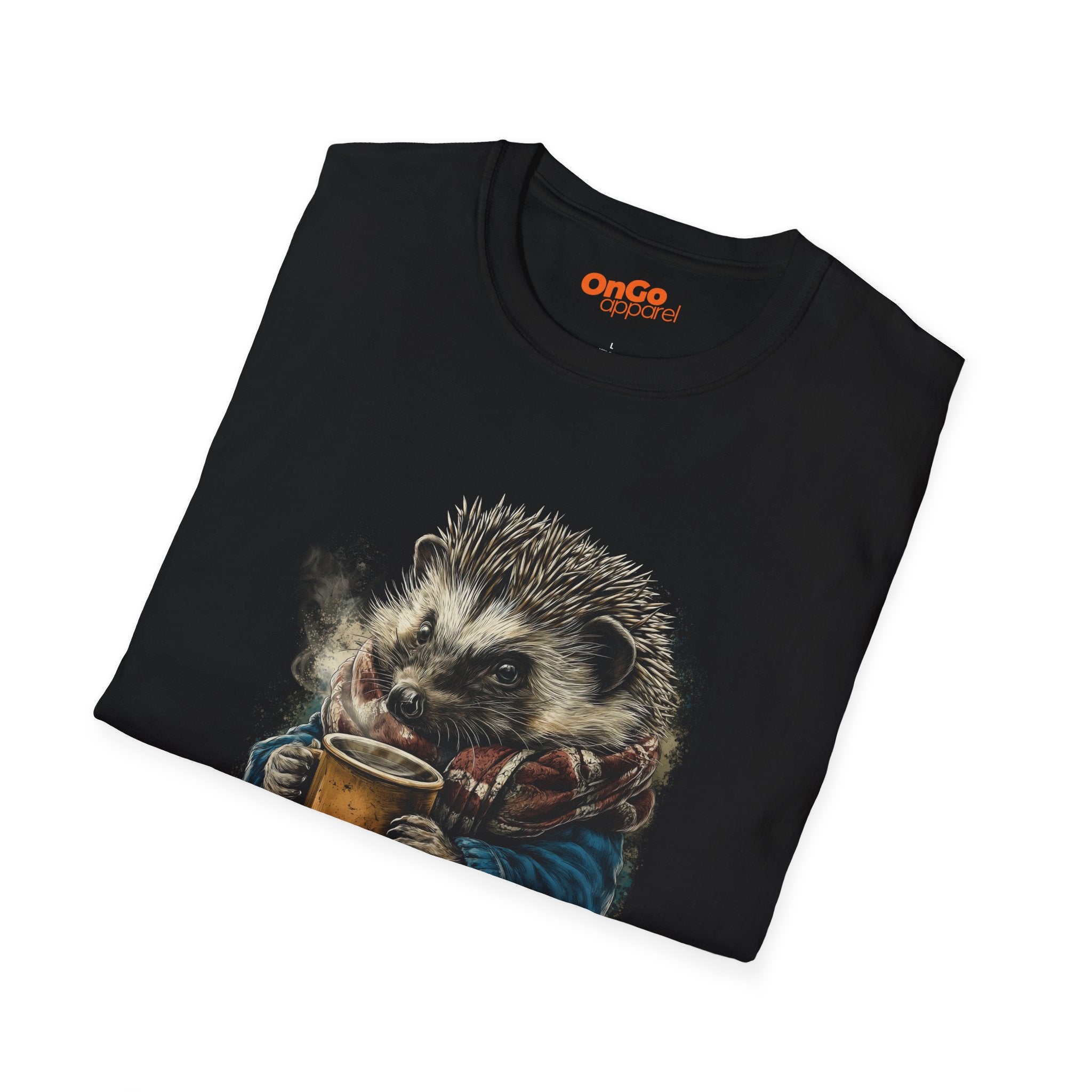 Hedgehog Scarf and Coffee T-Shirt