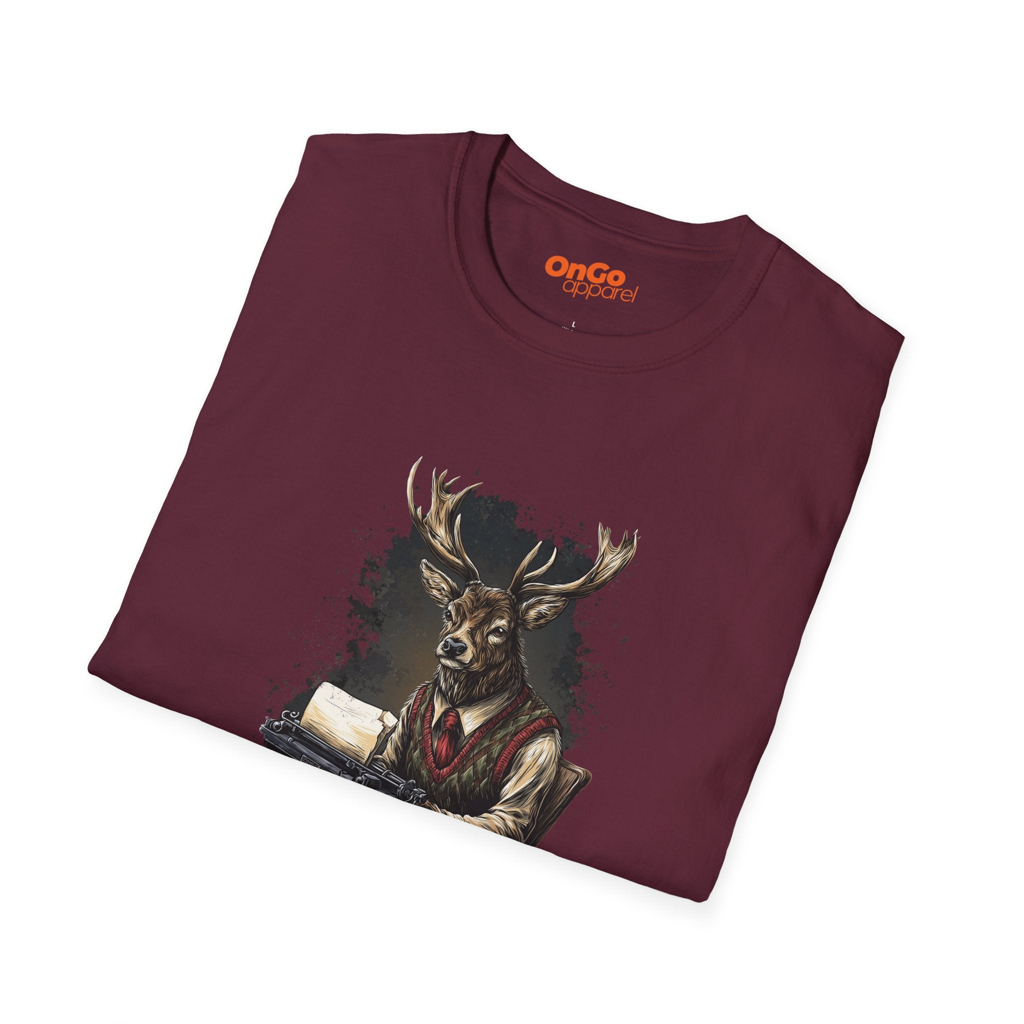 Vintage Deer Typewriter T-Shirt