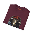 Trendy Goat with Glasses T-Shirt for Animal Lovers