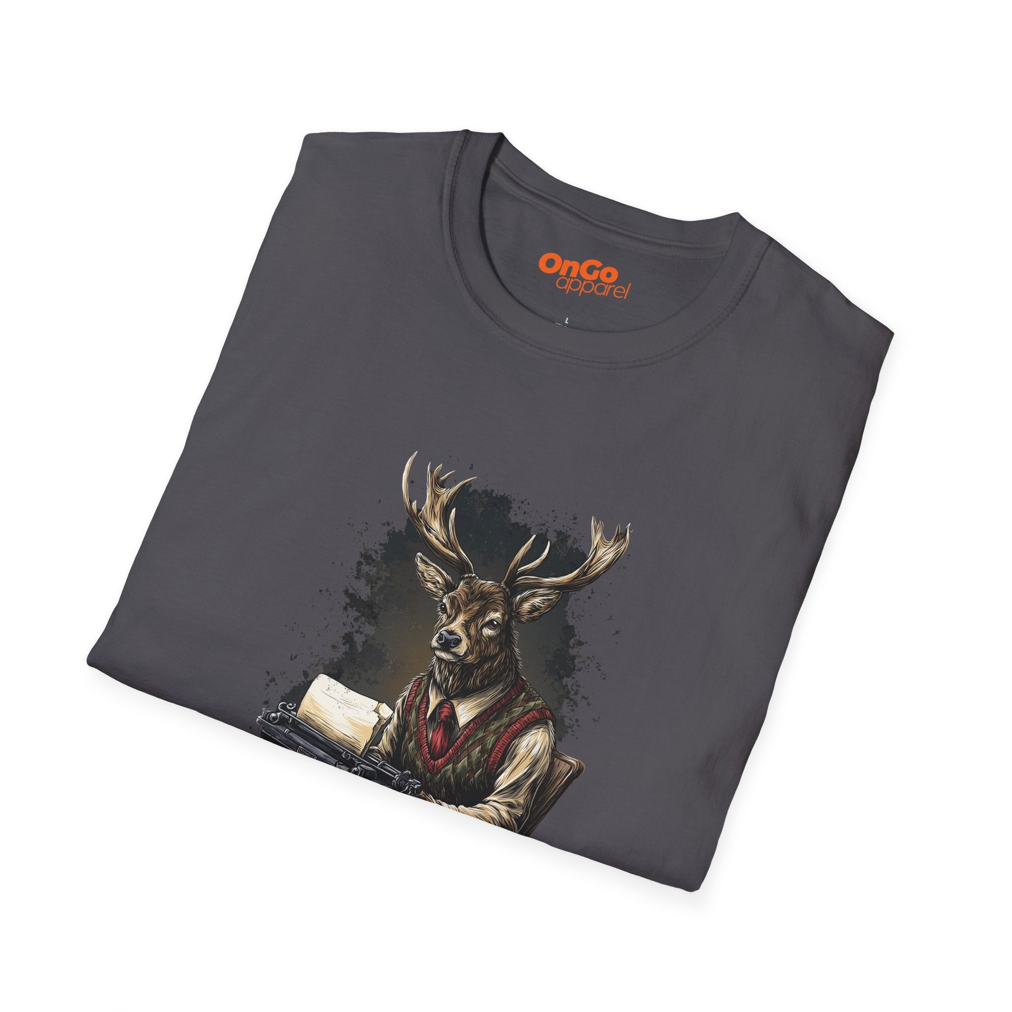 Vintage Deer Typewriter T-Shirt