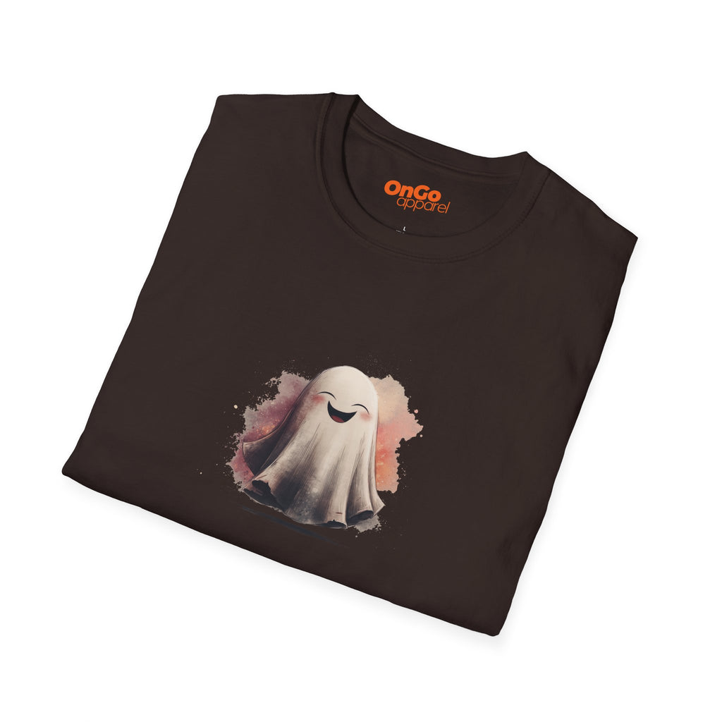 Cheerful Ghost Graphic T-Shirt