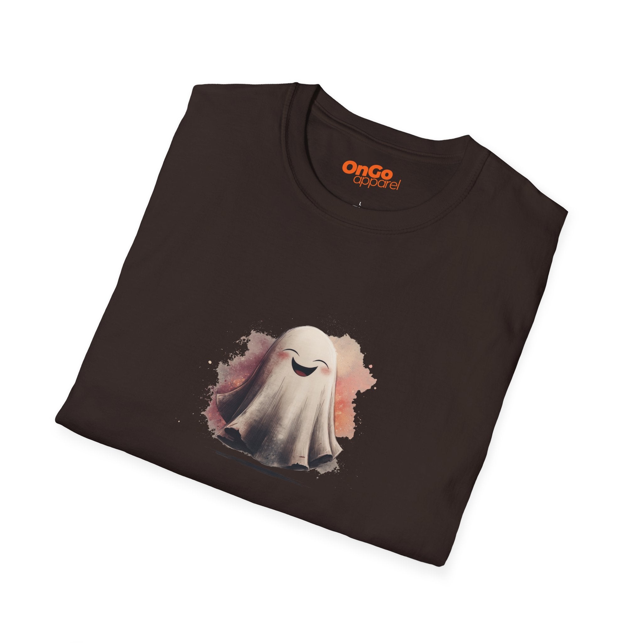 Cheerful Ghost Graphic T-Shirt