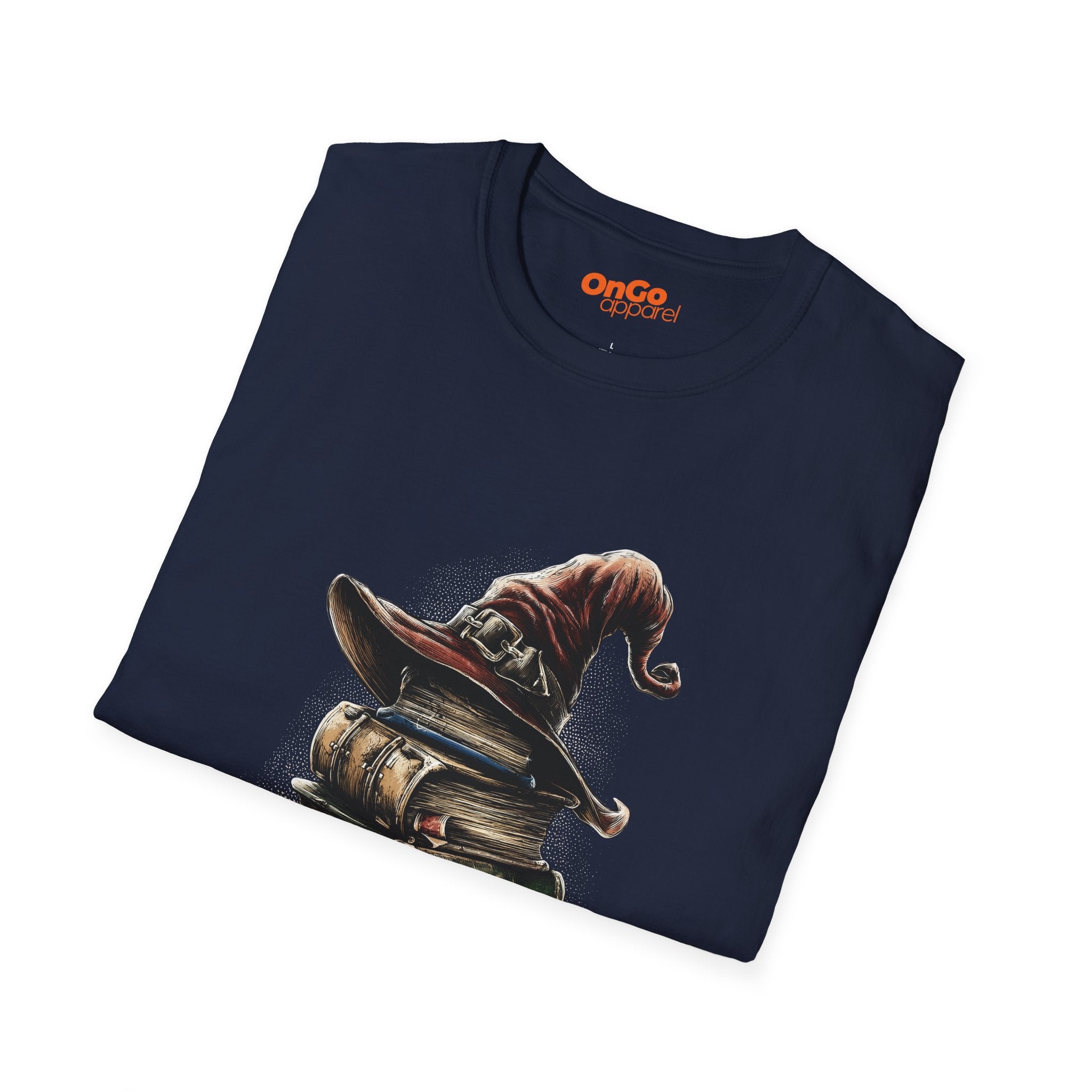 Mystical Wizard Hat and Books T-Shirt