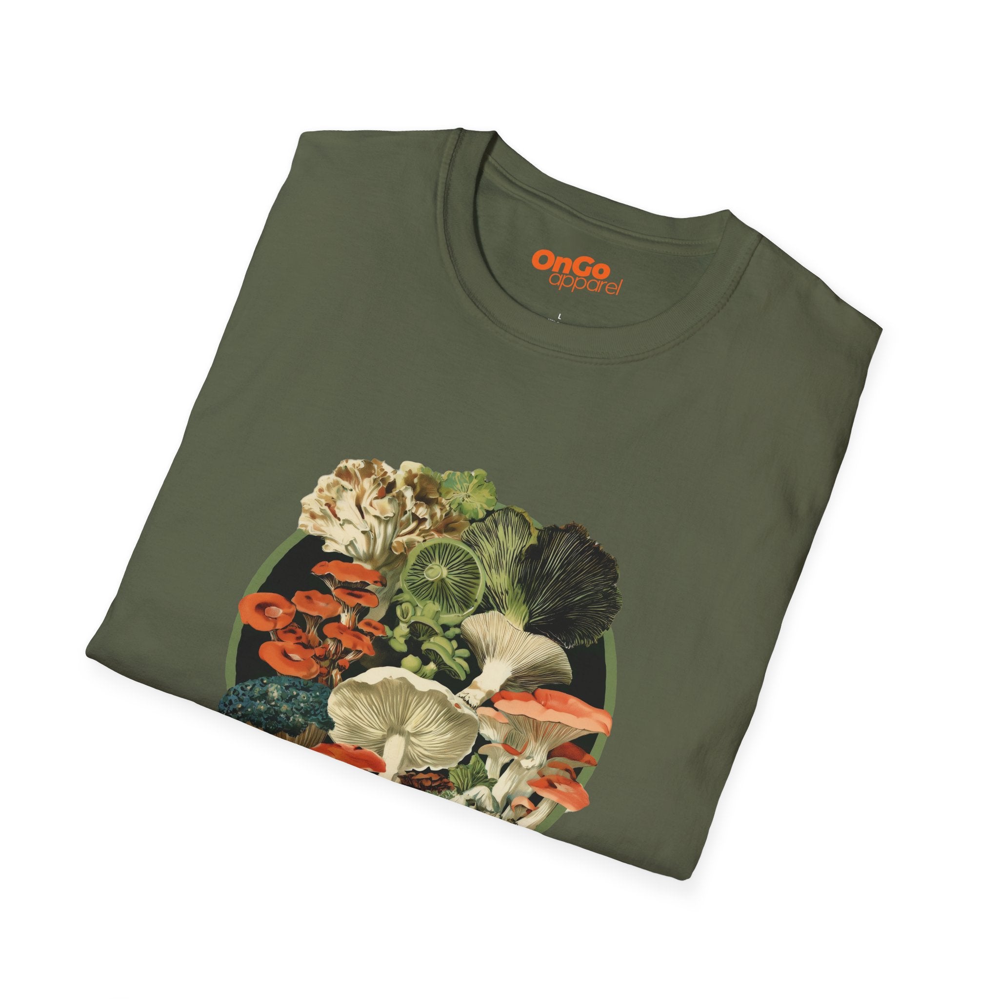 Vintage Mushroom Circle T-Shirt