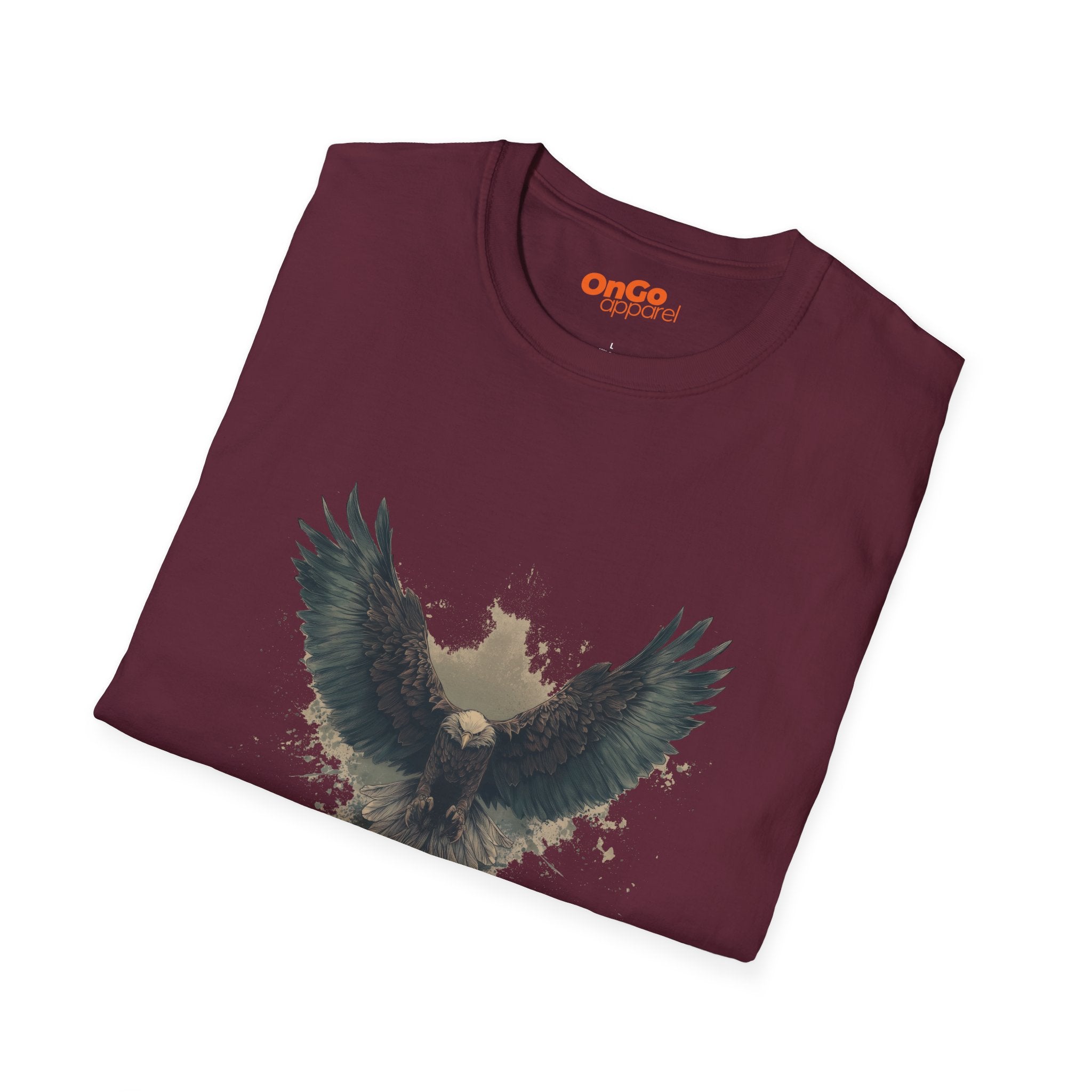 Eagle Wings T-Shirt with Artistic Spread Design