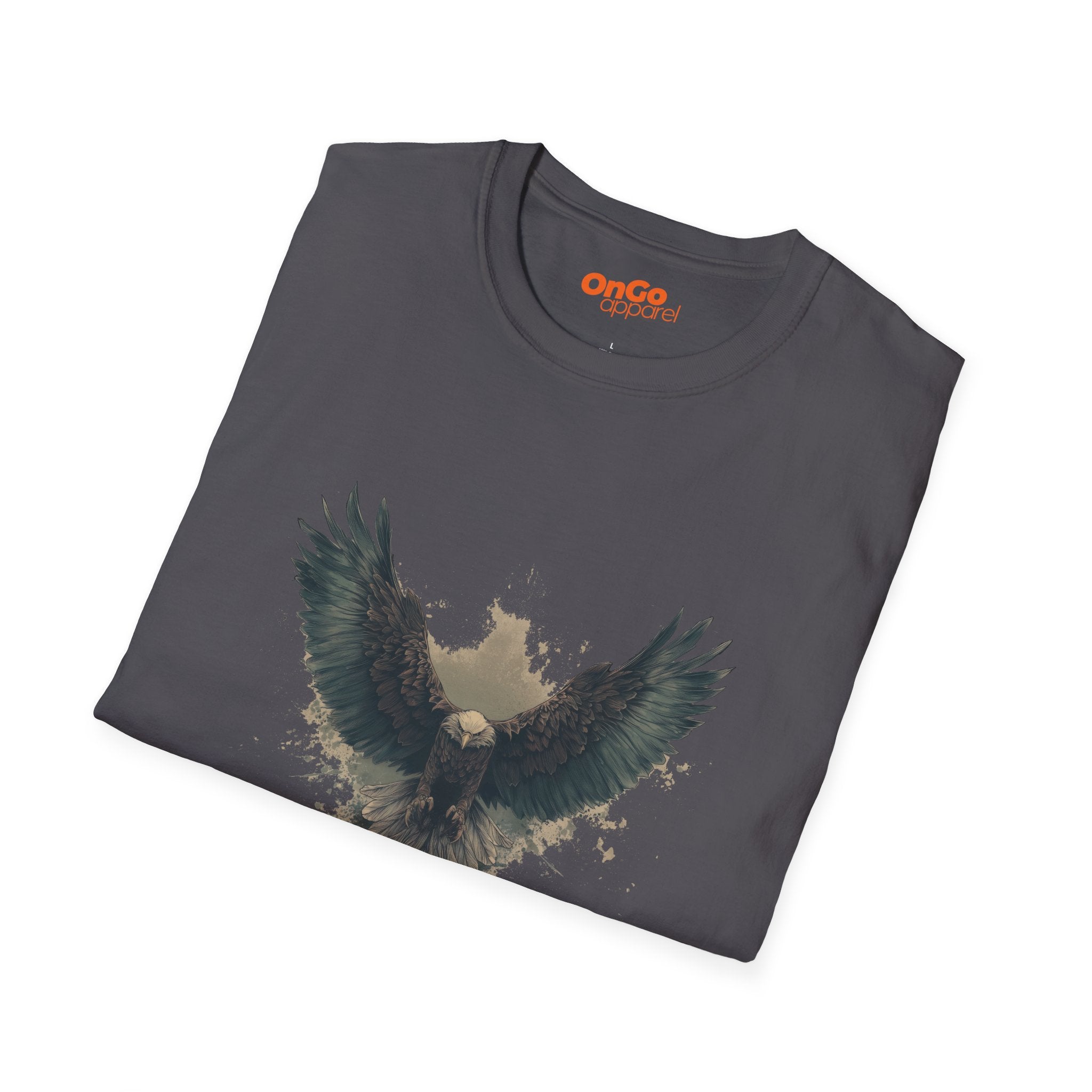Eagle Wings T-Shirt with Artistic Spread Design