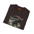 Stylish Moose with Umbrella and Pipe T-Shirt