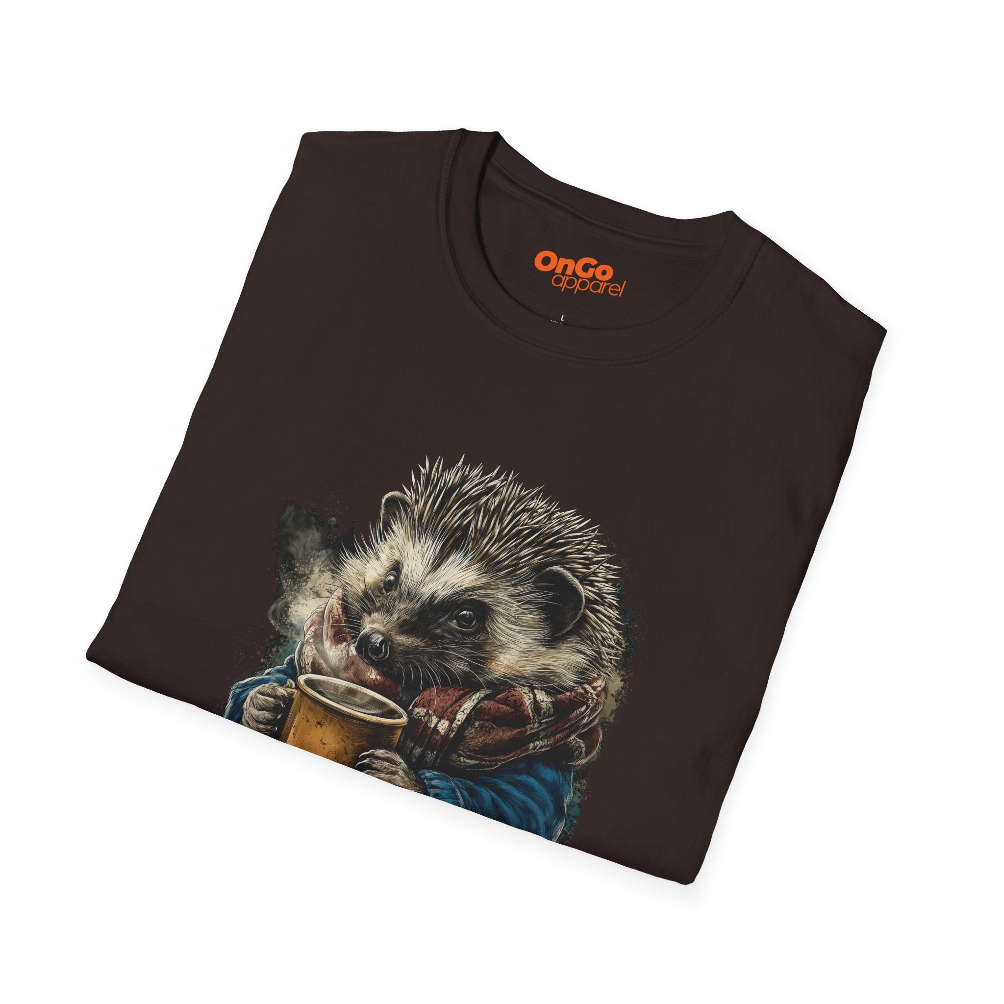 Hedgehog Scarf and Coffee T-Shirt