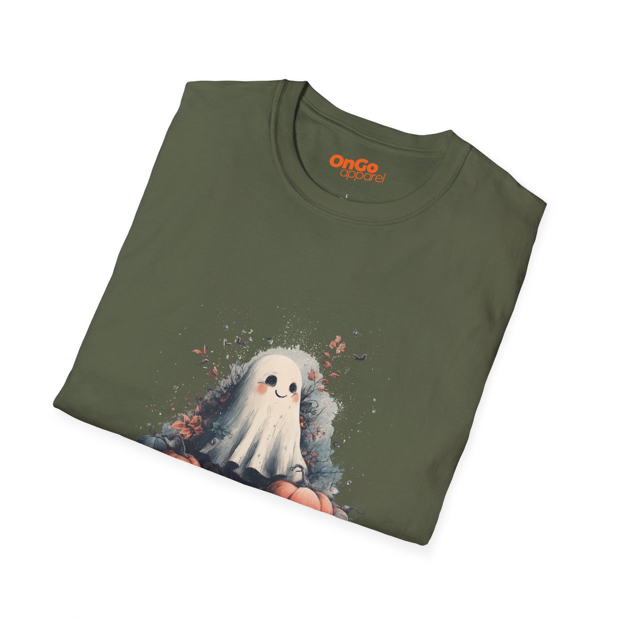 Cute Ghost and Pumpkins T-Shirt