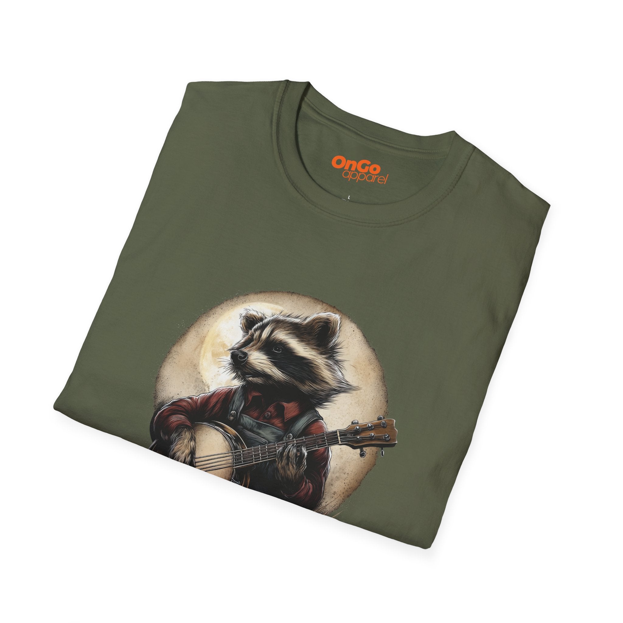 Raccoon Banjo Player T-Shirt