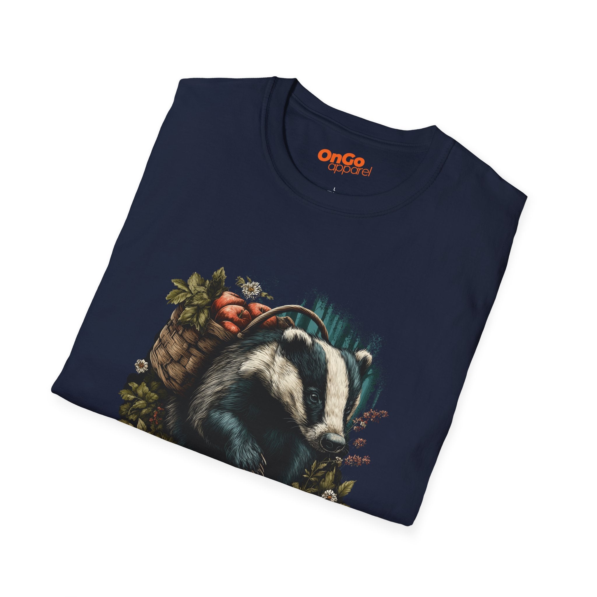 Badger and Basket Graphic T-Shirt