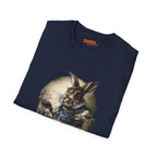 Charming Rabbit Fence Graphic T-Shirt