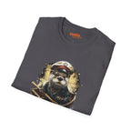 Charming Otter Captain T-Shirt with Rowboat Design