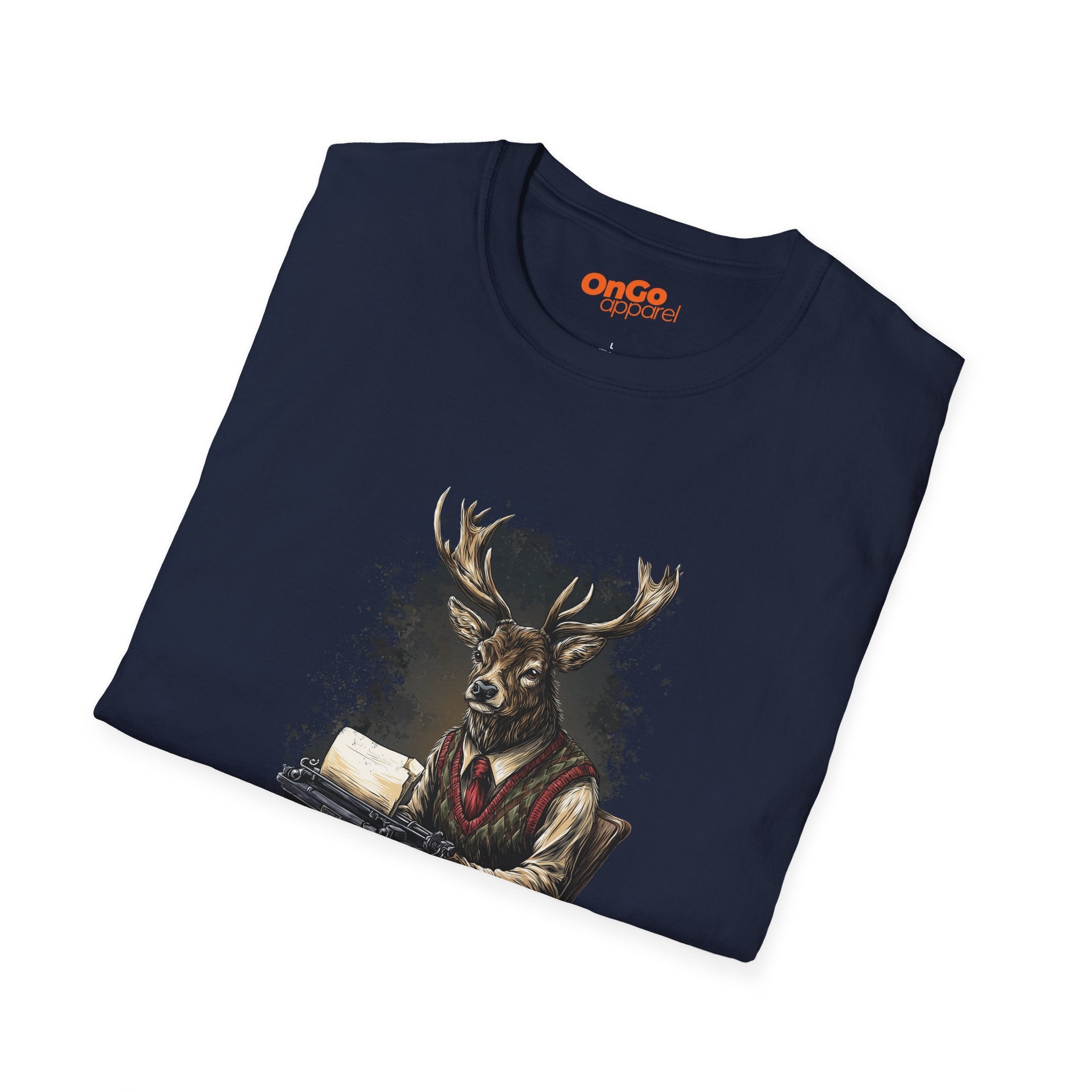 Vintage Deer Typewriter T-Shirt