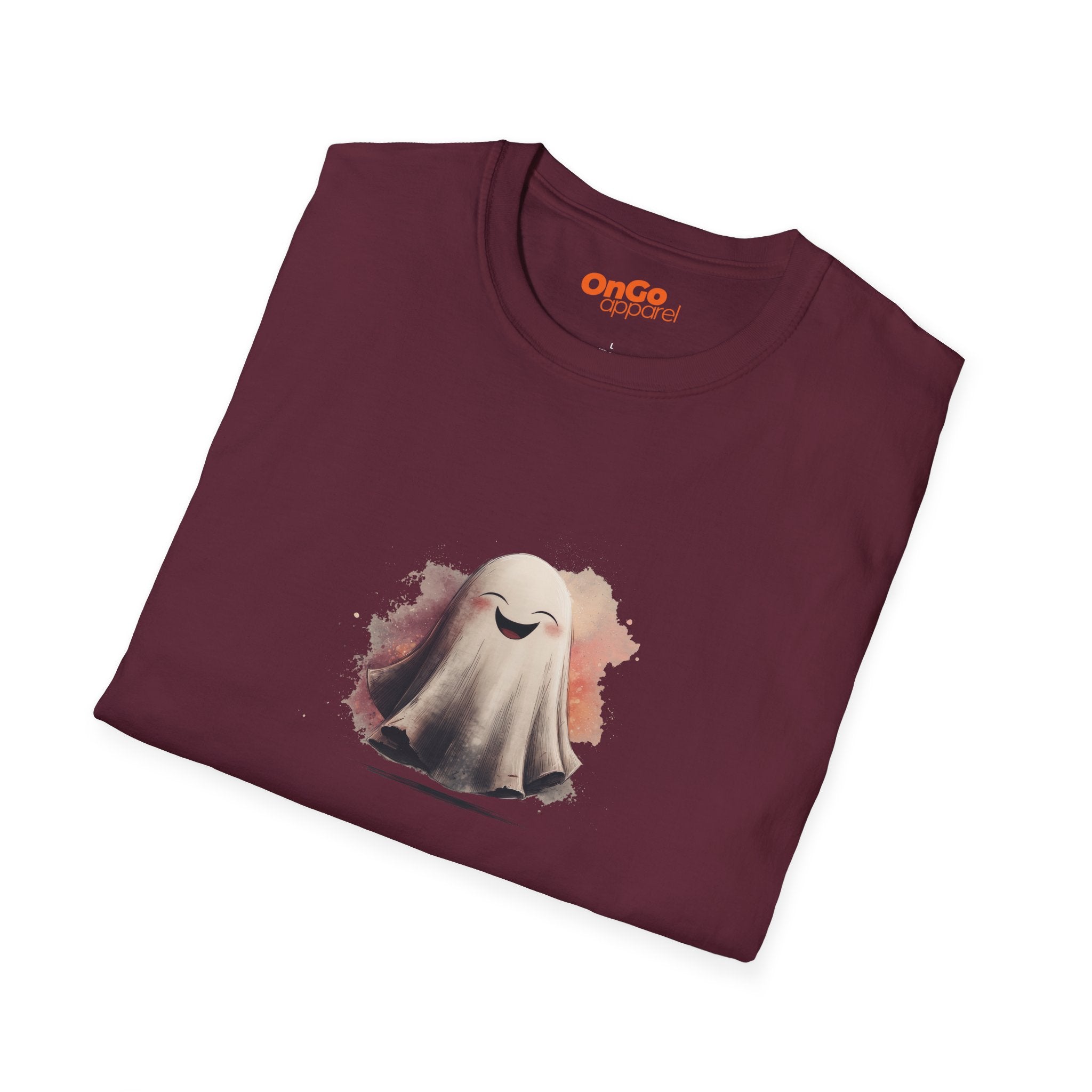 Cheerful Ghost Graphic T-Shirt