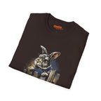 Charming Bunny in Overalls T-Shirt