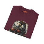 Penguin Aviator T-Shirt with Motorcycle Design