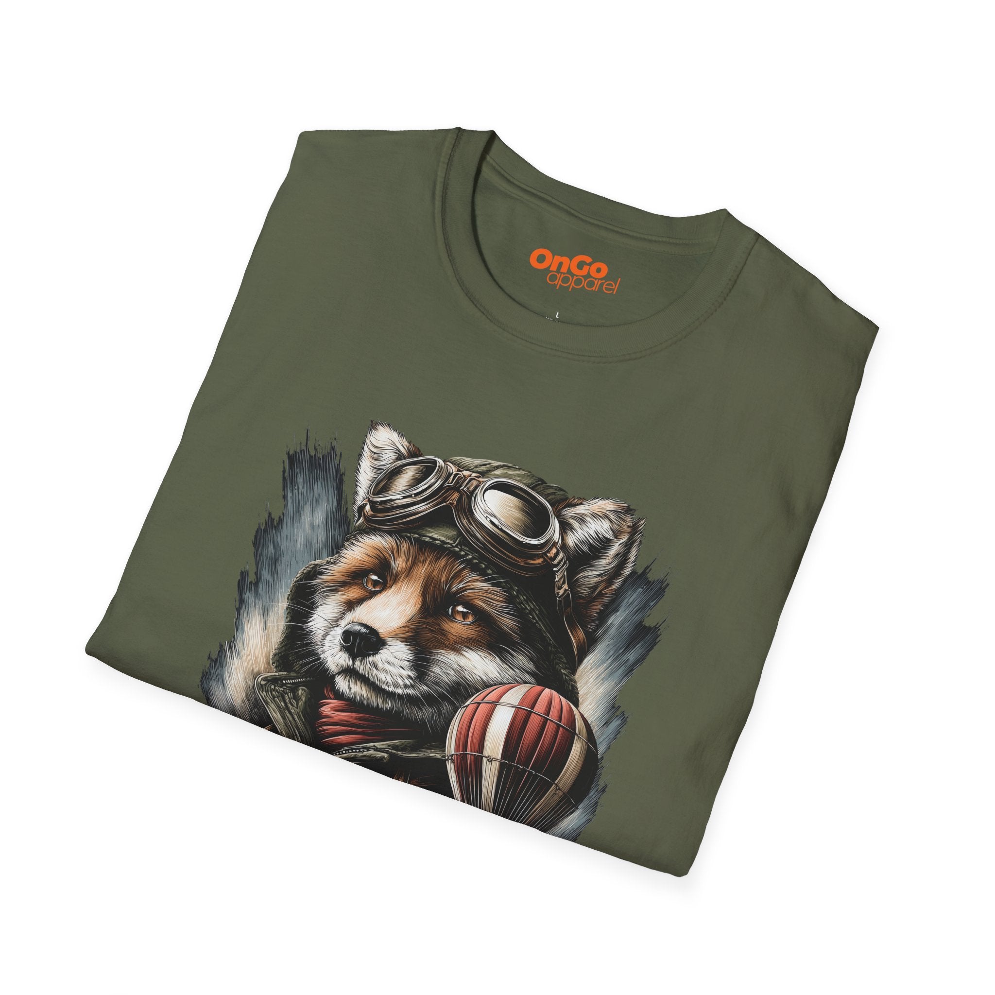 Fox Aviator with Balloon T-Shirt