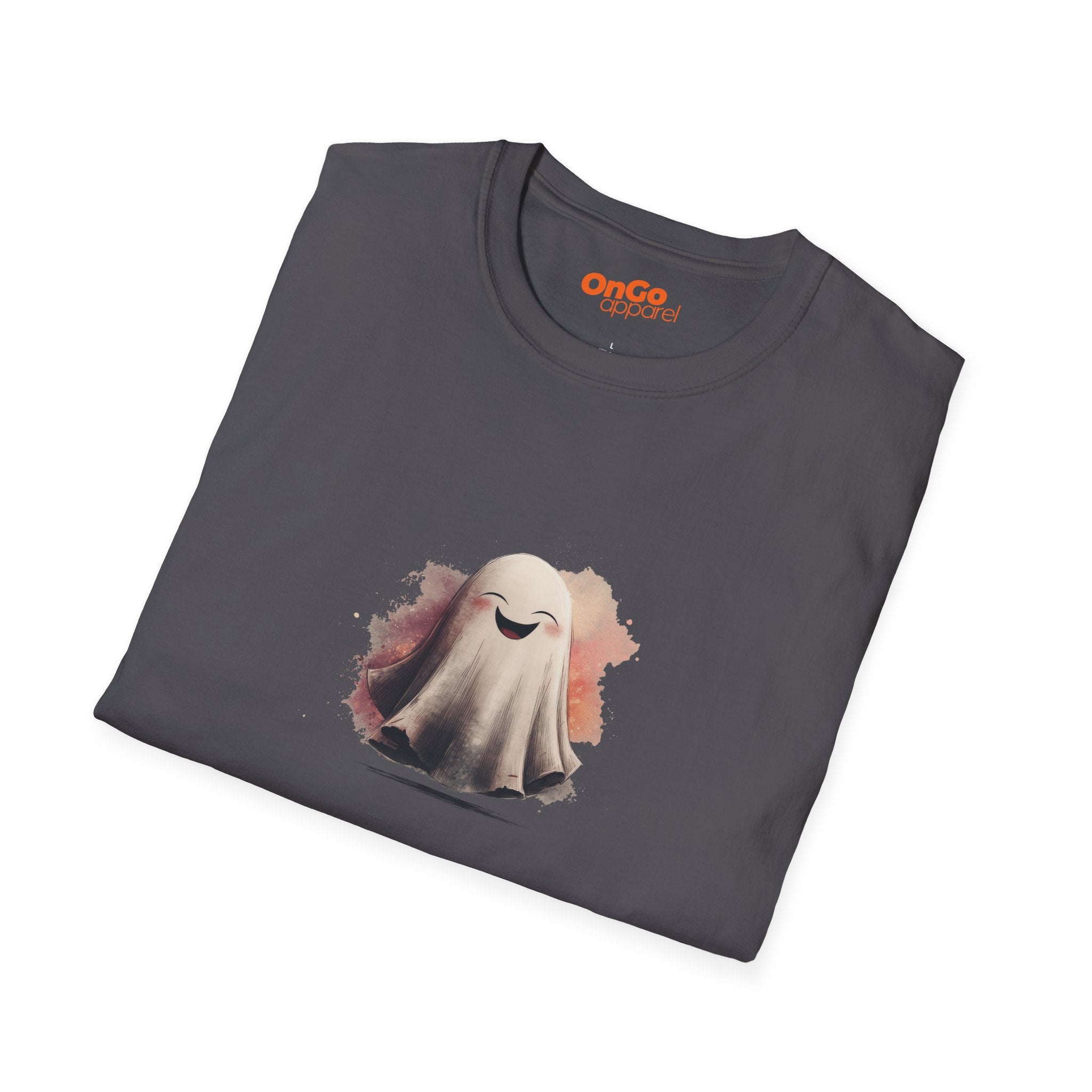 Cheerful Ghost Graphic T-Shirt