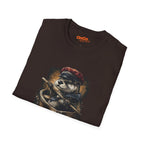Otter in Boat T-Shirt with Red Cap Design