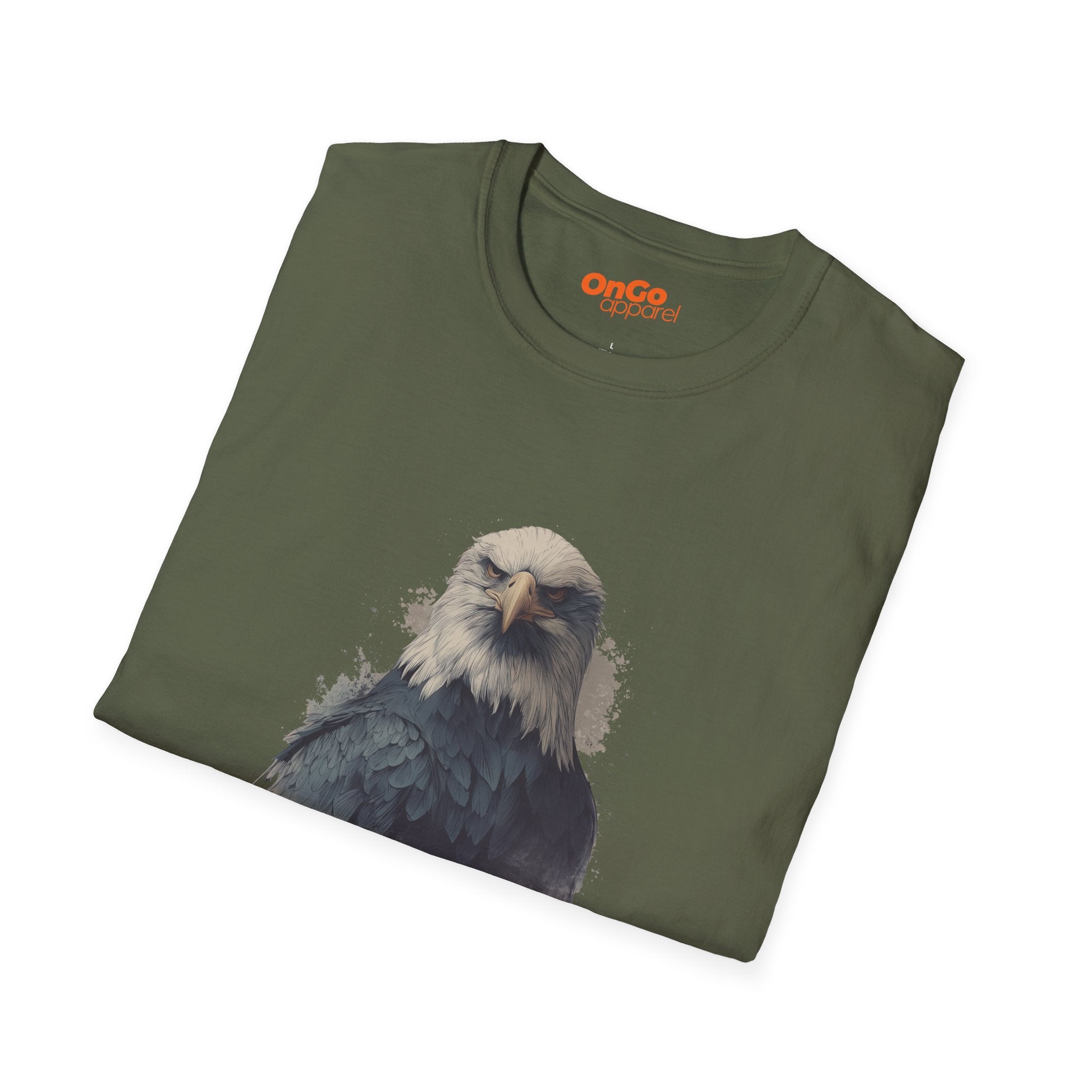 Bold Eagle Graphic T-Shirt with Detailed Design