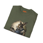 Charming Rabbit Fence Graphic T-Shirt