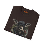 Moose with Pipe T-Shirt - Nature Wildlife Design