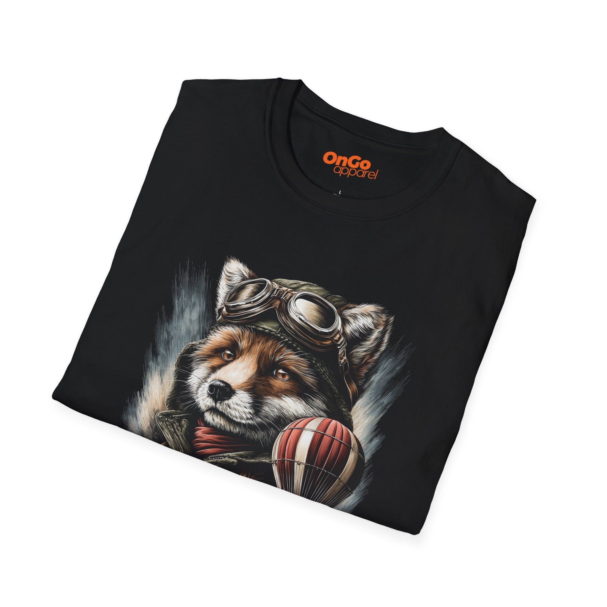 Fox Aviator with Balloon T-Shirt