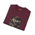Otter in Boat T-Shirt with Red Cap Design