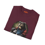 Bear Barista T-Shirt with Coffee Theme