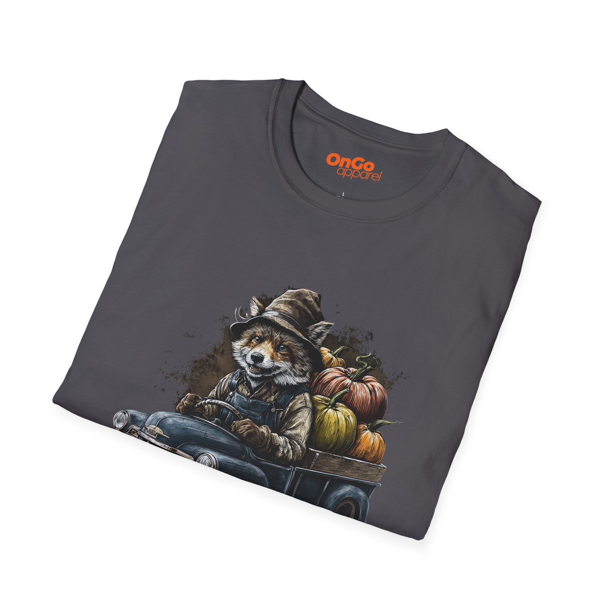 Rustic Fox Driving Vintage Truck T-Shirt