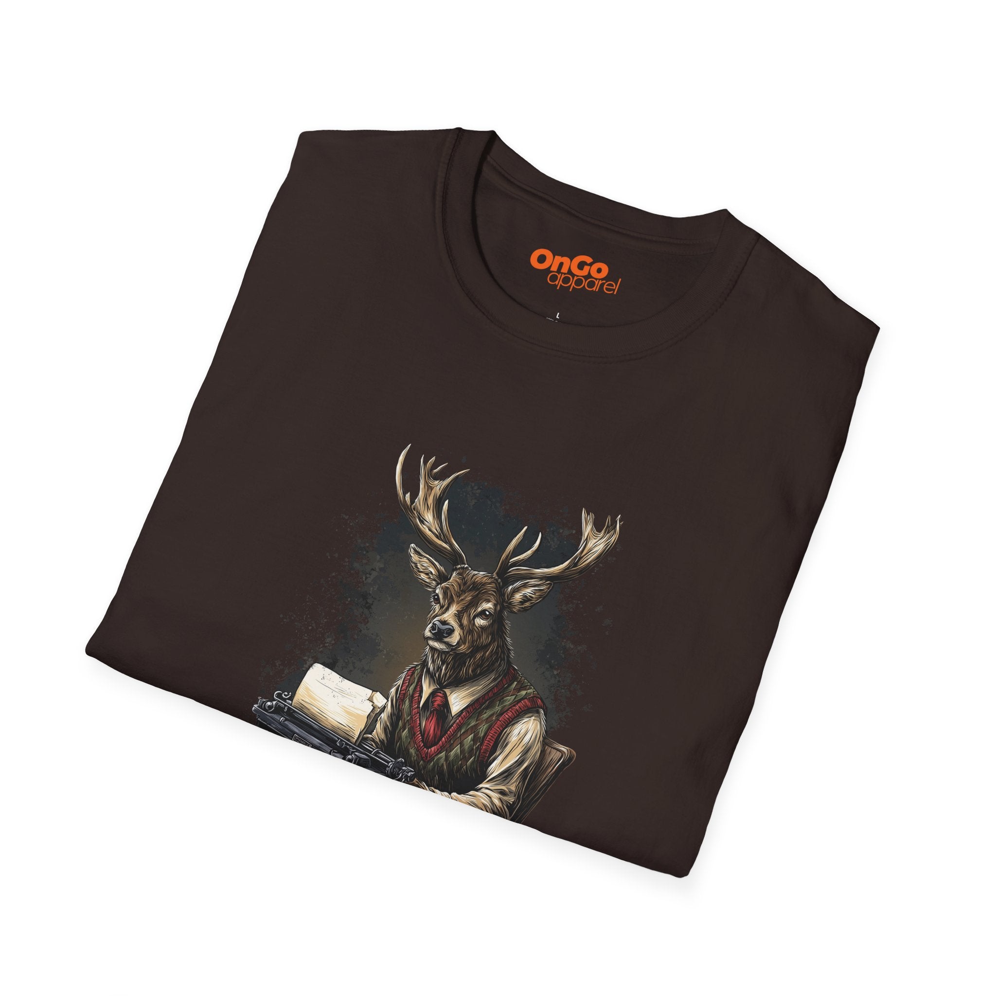 Vintage Deer Typewriter T-Shirt
