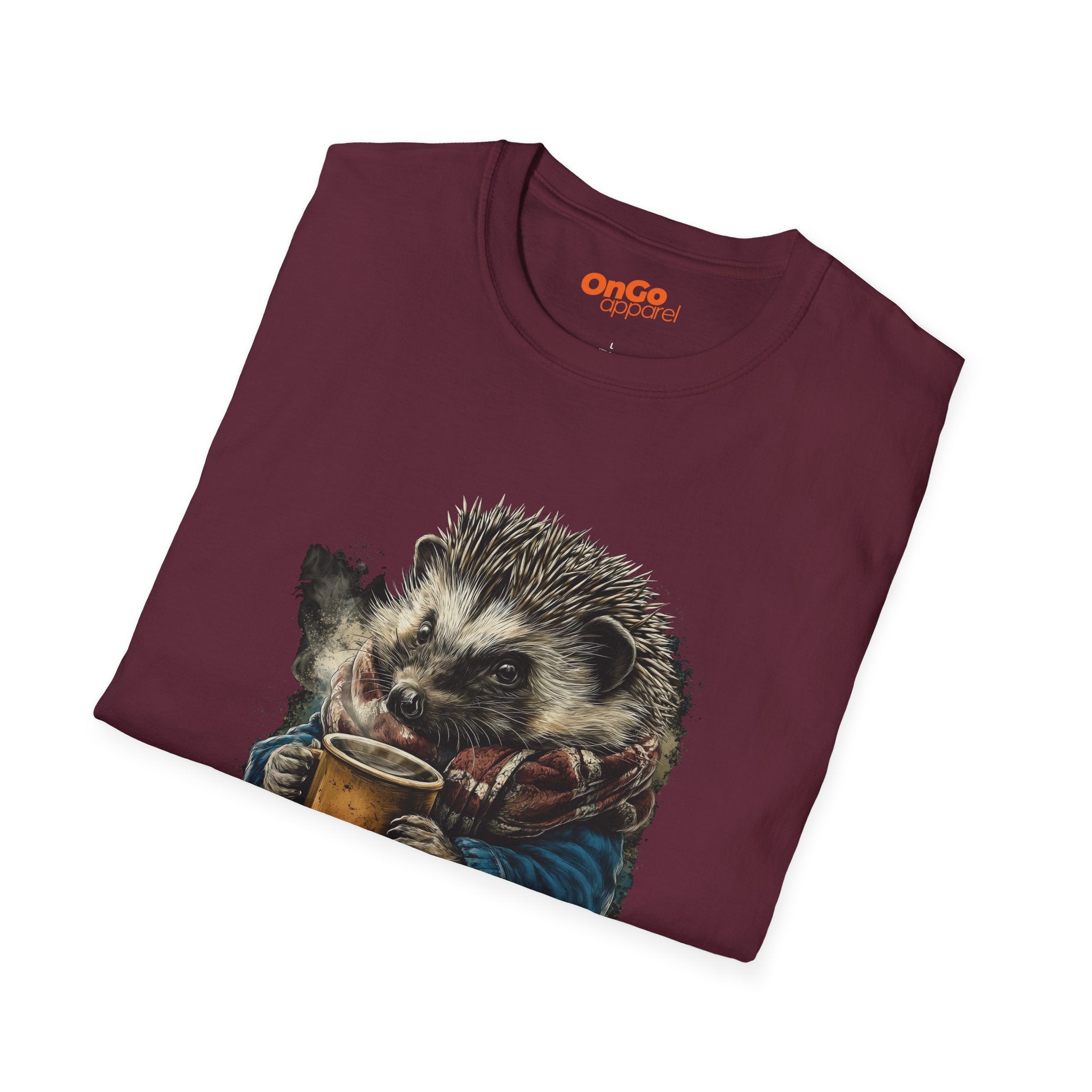 Hedgehog Scarf and Coffee T-Shirt
