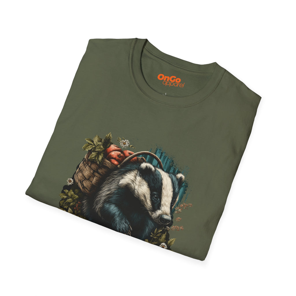 Badger and Basket Graphic T-Shirt
