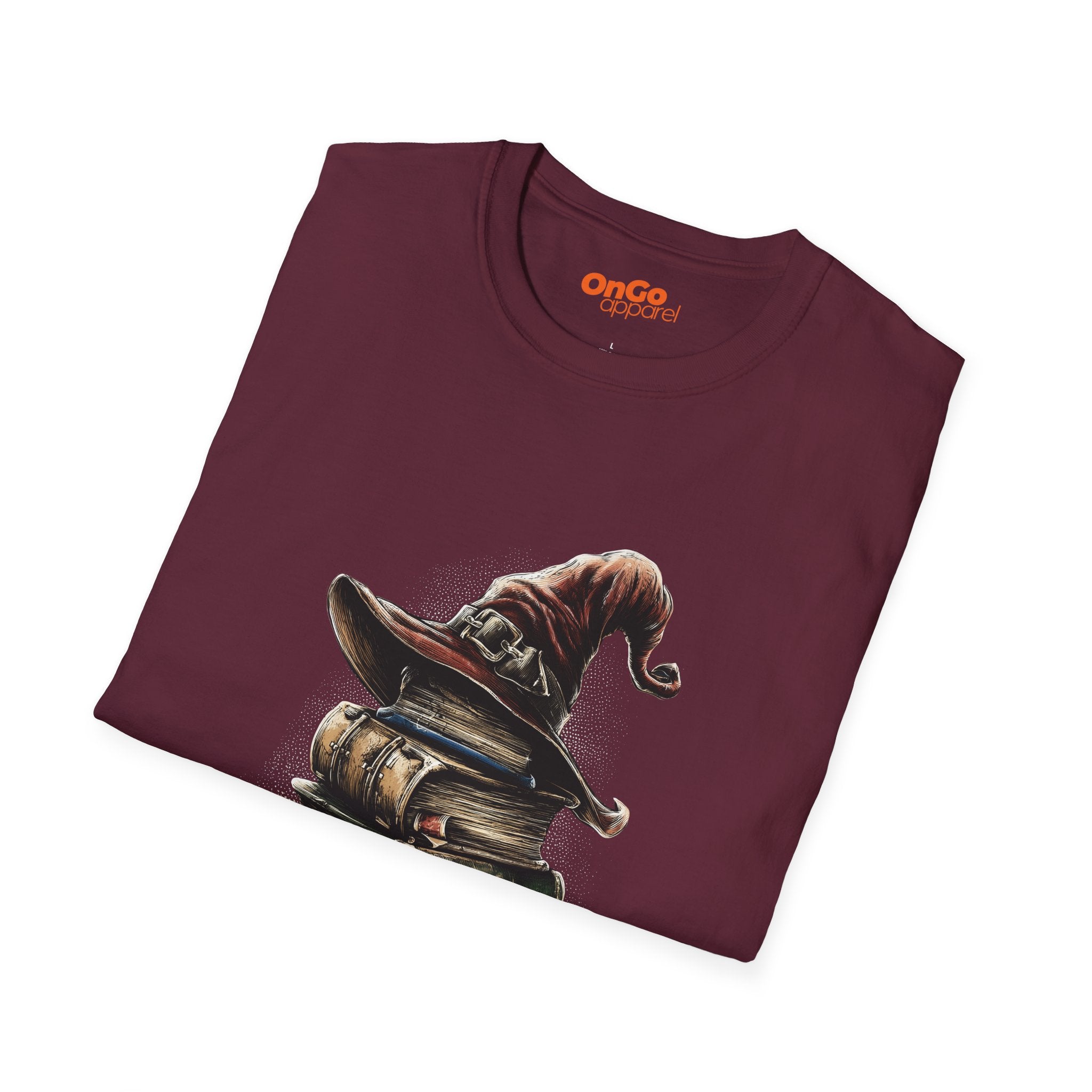 Mystical Wizard Hat and Books T-Shirt