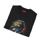 Bear Barista T-Shirt with Coffee Theme
