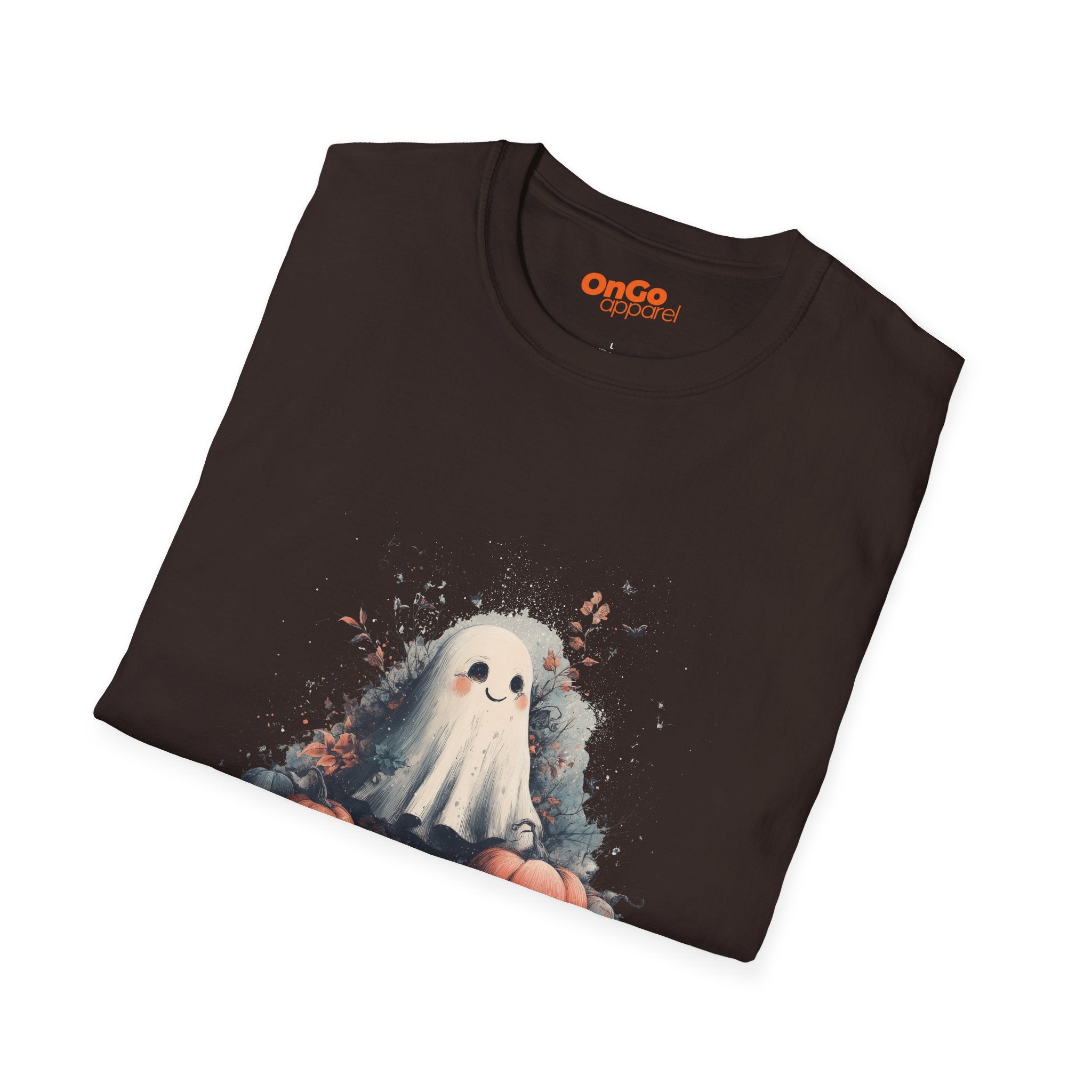Cute Ghost and Pumpkins T-Shirt