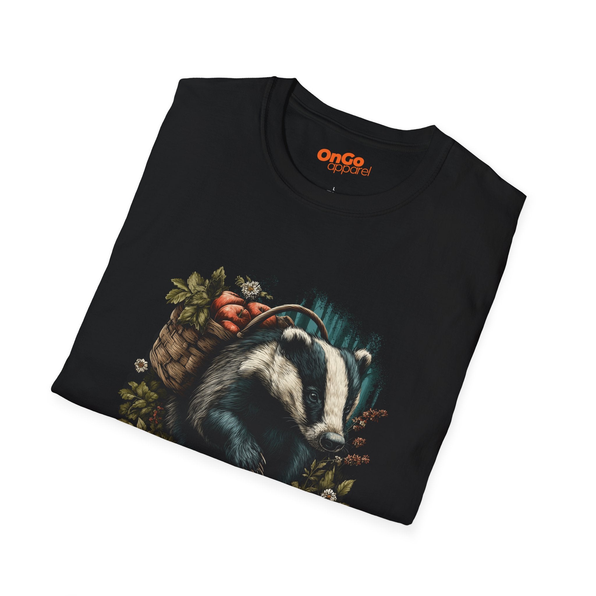 Badger and Basket Graphic T-Shirt