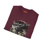 Stylish Moose with Umbrella and Pipe T-Shirt