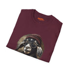 Trendy Goat T-Shirt with Glasses and Beanie Design