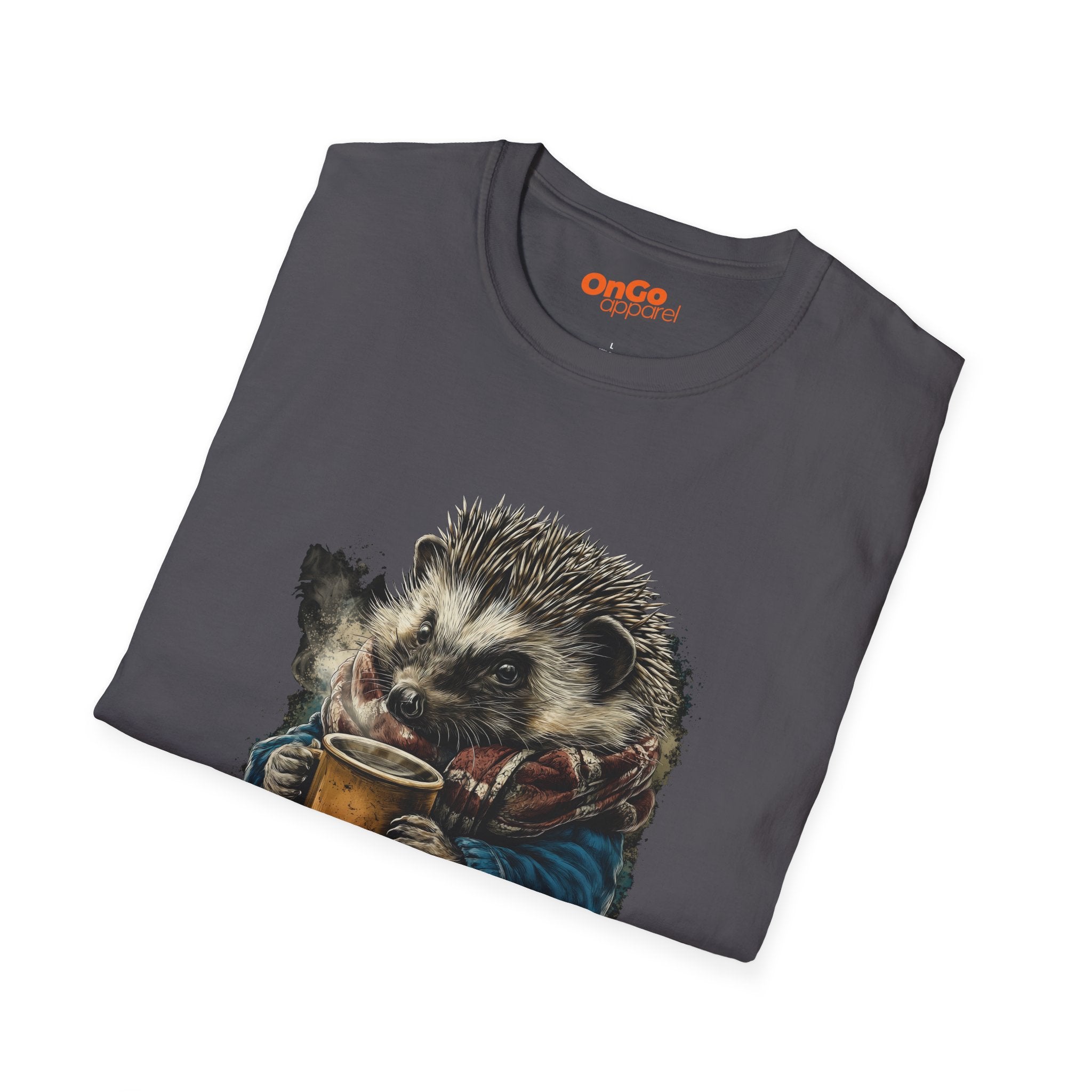 Hedgehog Scarf and Coffee T-Shirt