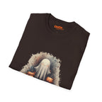 Charming Ghost and Pumpkins Graphic T-Shirt