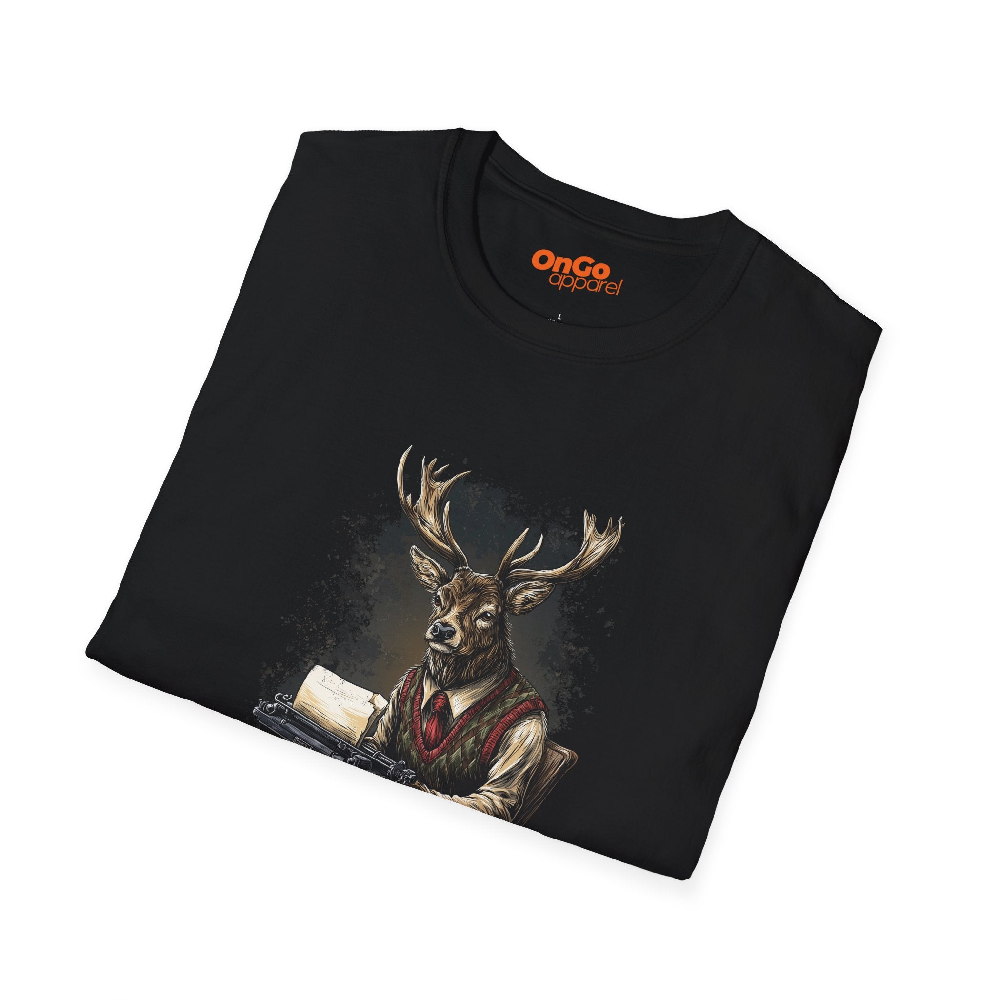 Vintage Deer Typewriter T-Shirt